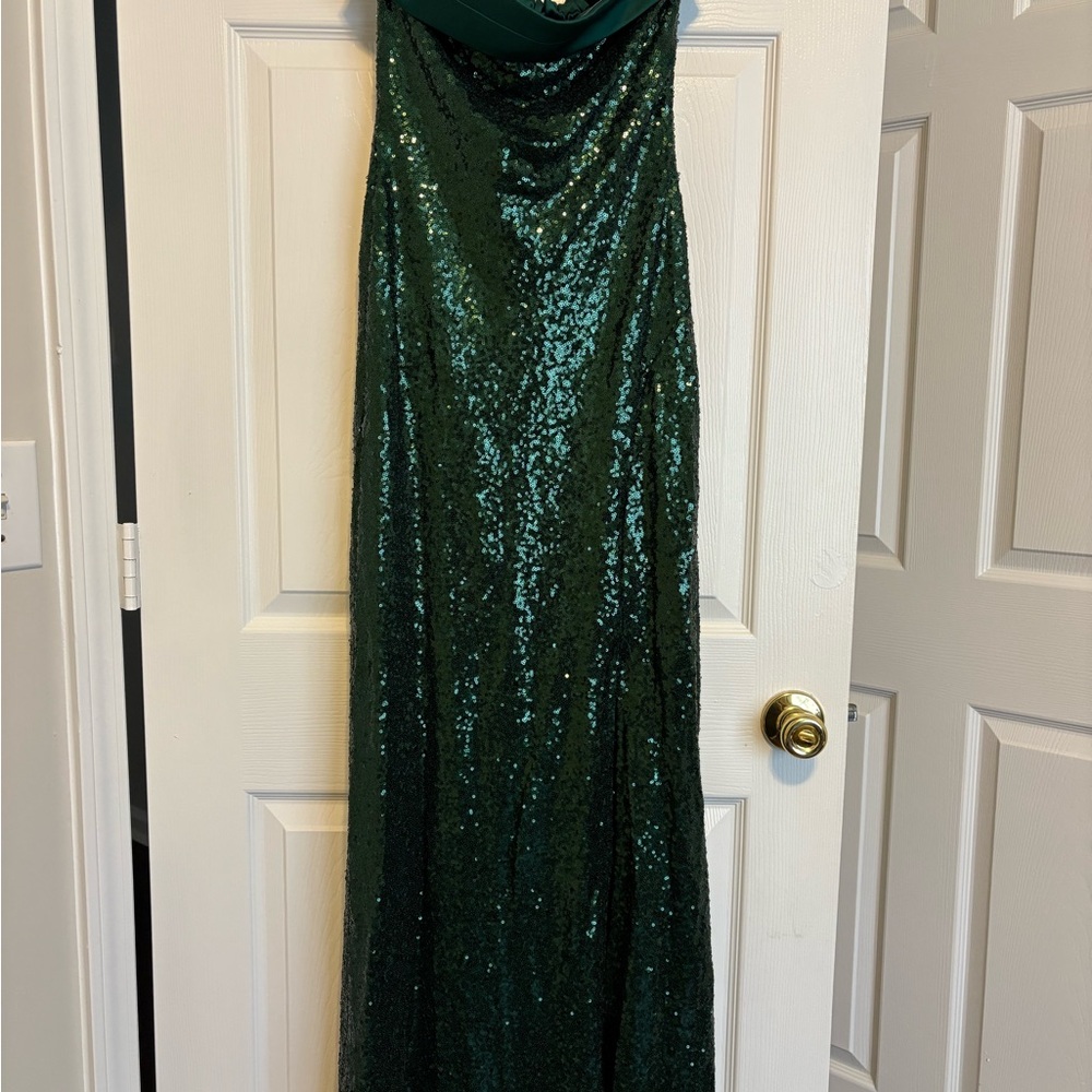 Altar'd State Emerald Sequin Dress